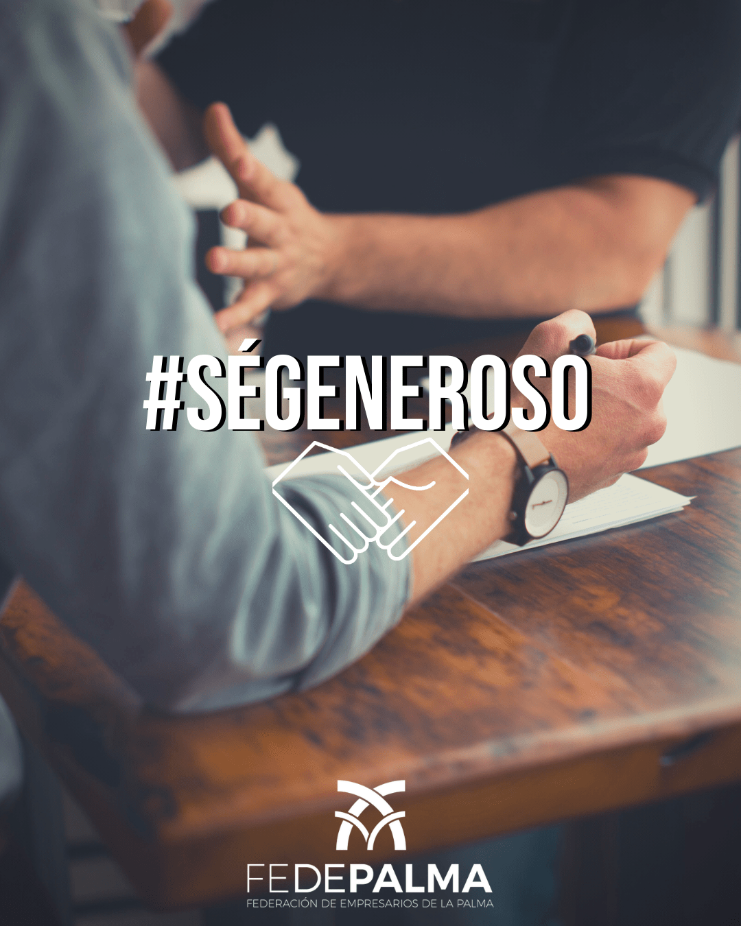 FEDEPALMA pone en marcha una campaña de sensibilización "Sé Generoso"