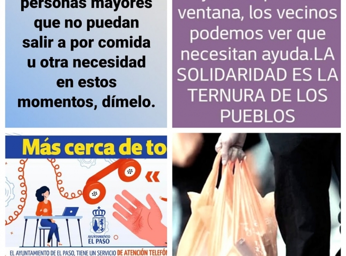 La Palma más solidaria: "Soy tu vecin@, si necesitas algo avísame"