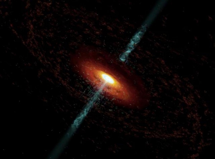 Blázar: la fusión de dos galaxias 🔭 observada desde La Palma 