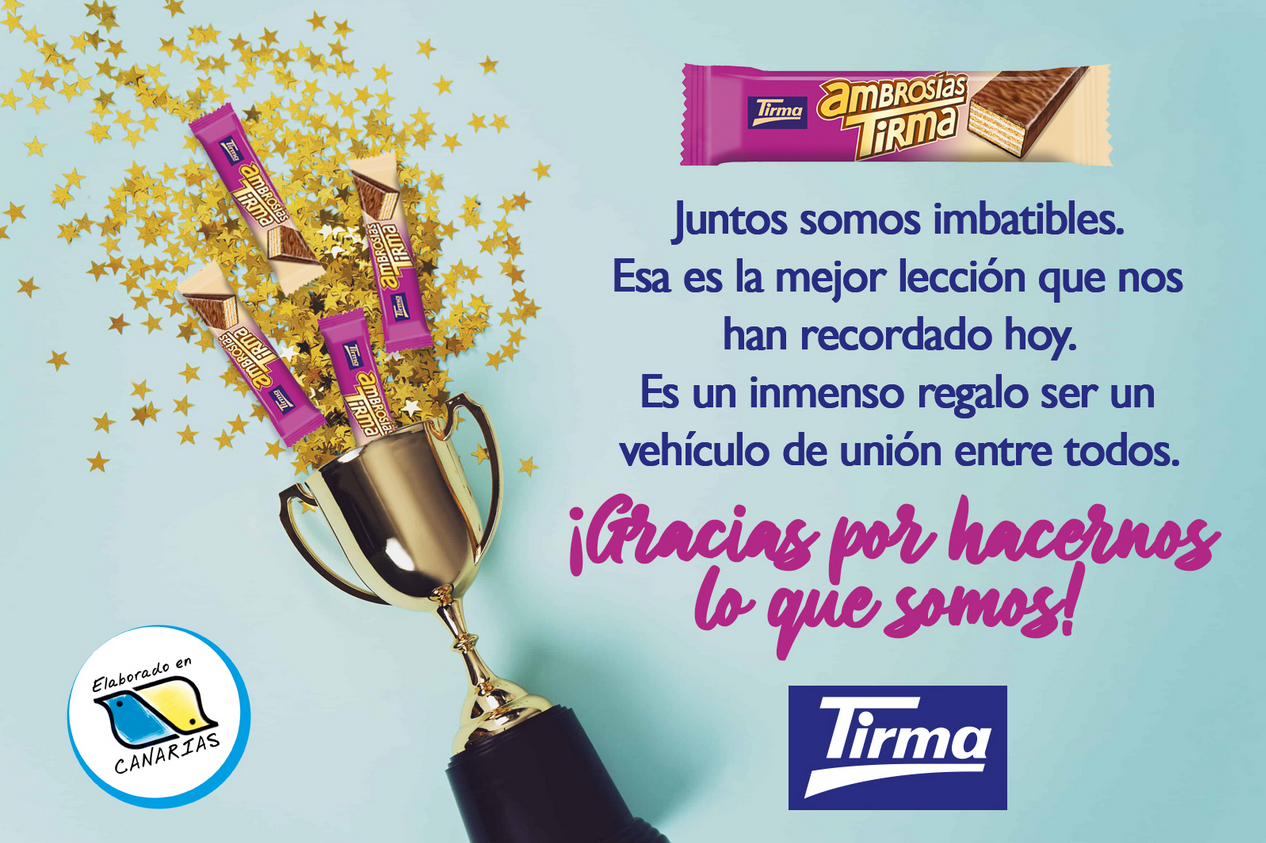 🇮🇨 Tirma gana el #MundialdeChocolatinas 🍫 en Twitter 