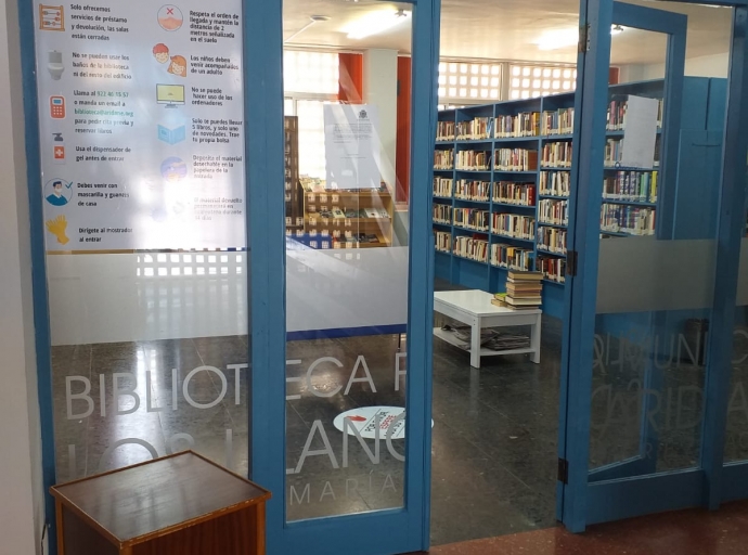 La 🏫 Biblioteca de Los Llanos reinicia el préstamo de libros 📚, con cita previa