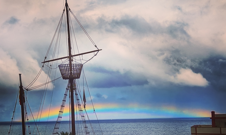 🏅Premio a 'Un arcoíris 🌈especial' de Arozena: La Palma, habitual en los 📷EPOD de fotografía