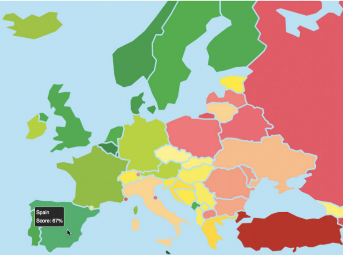 Índice 🏳️‍🌈Rainbow: los países más 💋 ‘gay friendly’ de Europa 🇪🇺