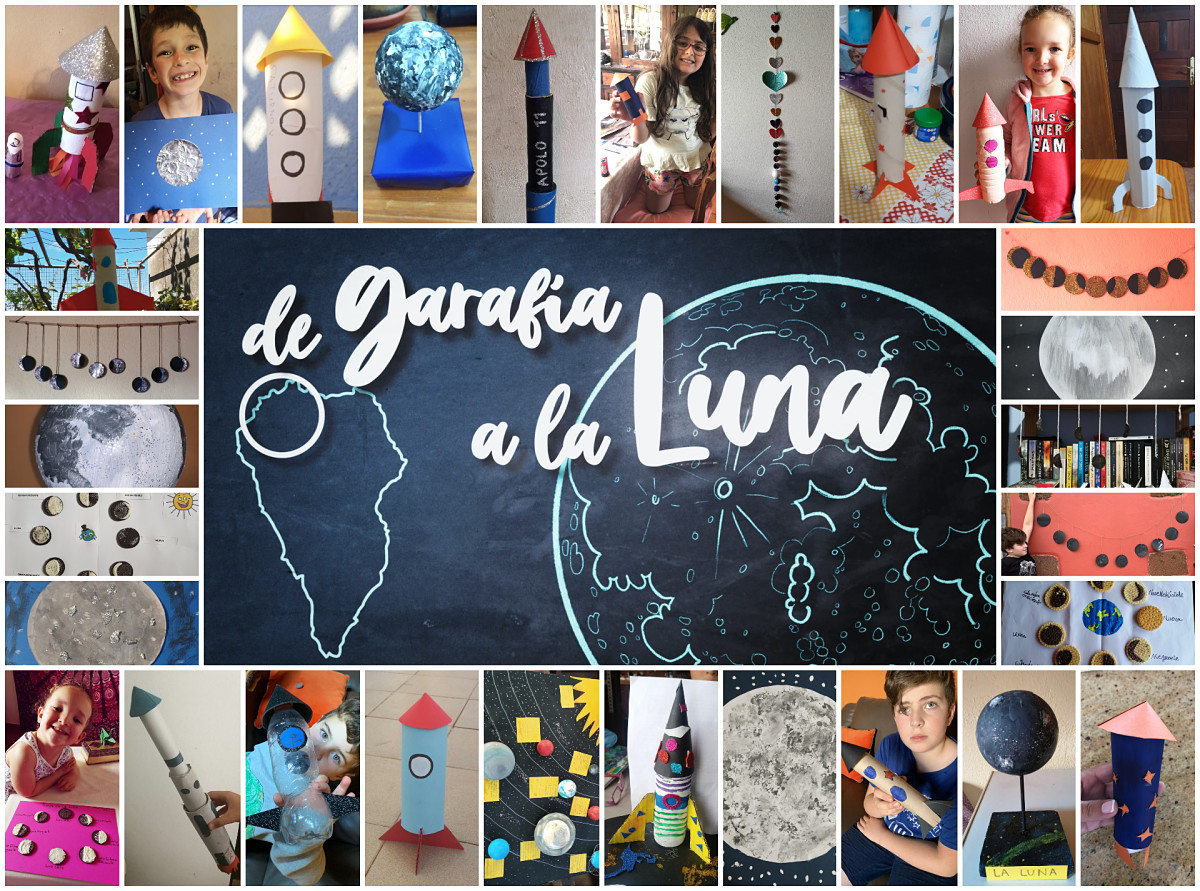 El colegio Santo Domingo de Garafía 👧👦 cumple con éxito 👏 su primera misión a la Luna 🌜