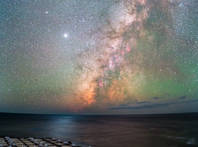 Así se ve la Vía Láctea💫  desde Las Salinas de Fuencaliente 😍📷