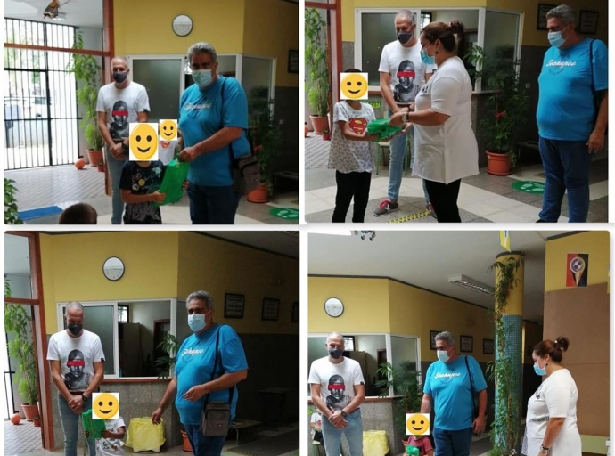 Tazacorte entrega un lote de material escolar ✏📓 a los niños escolarizados 👧🧑 en el municipio