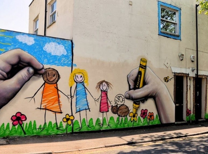 Tazacorte acerca el arte urbano 🎨🖌 a los más pequeños👧👦 con el proyecto RURALIZARTE