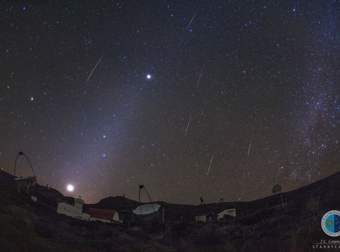 Retransmisión en directo📡 de las Gemínidas 🌠🌠 desde el Roque de Los Muchachos🔭