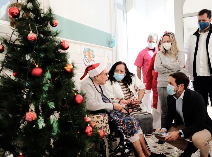  Llega la Navidad 🎄 al Hospital de Dolores🏥👴👵