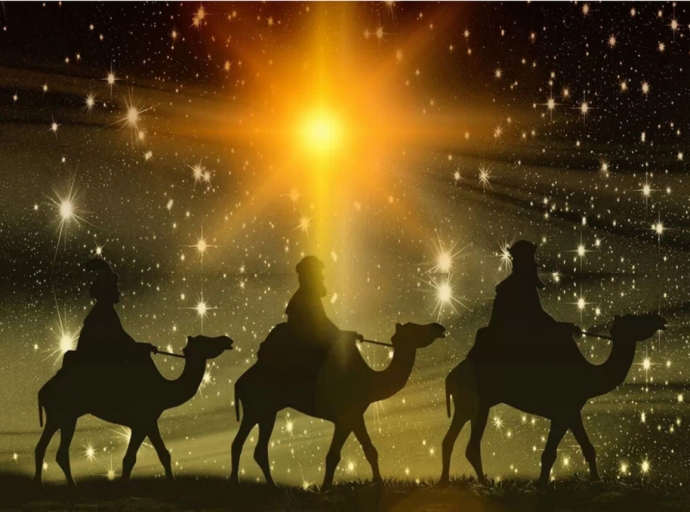 Los Reyes Magos 👑 preparados para llegar 🐫 a todos los niños 🎁 de la comarca este