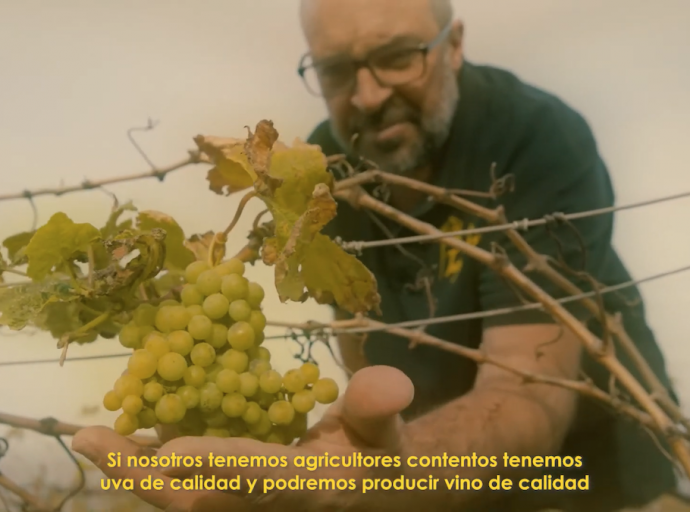 2º entrega de 🍇 'VidyVida' 🍷, con el viticultor Juan Jesús Perez 👨‍🌾