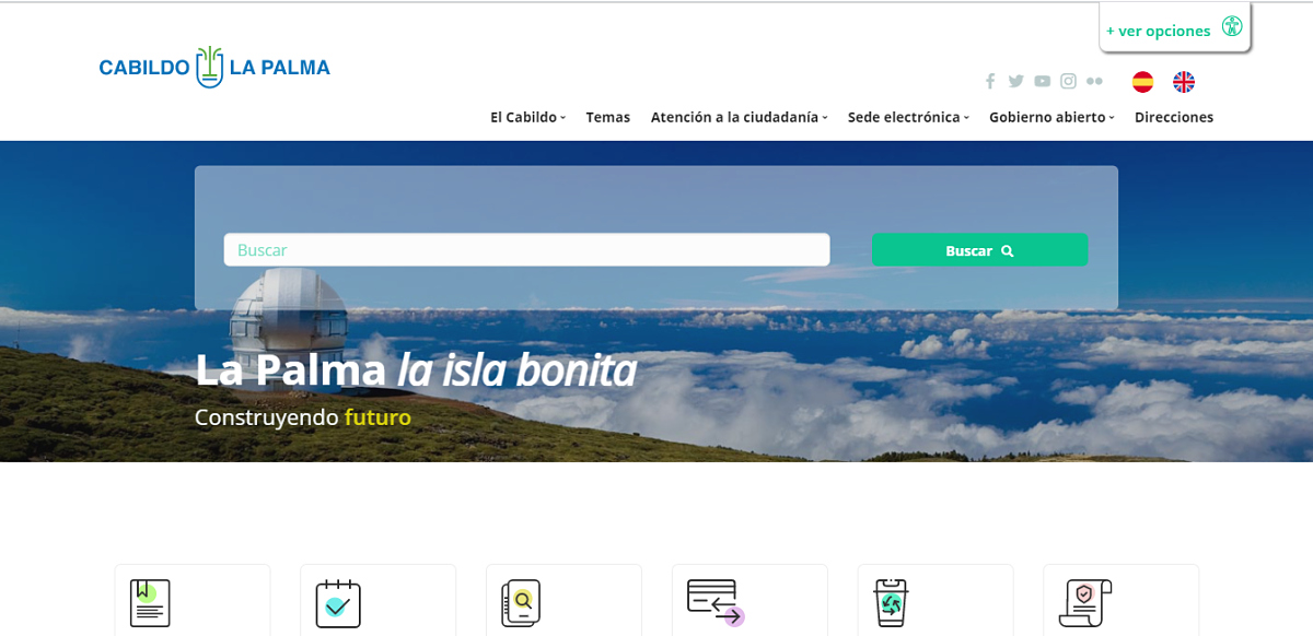 El Cabildo estrena web💻📱 ; es más accesible e intuitiva para todos los usuarios👩🧑 