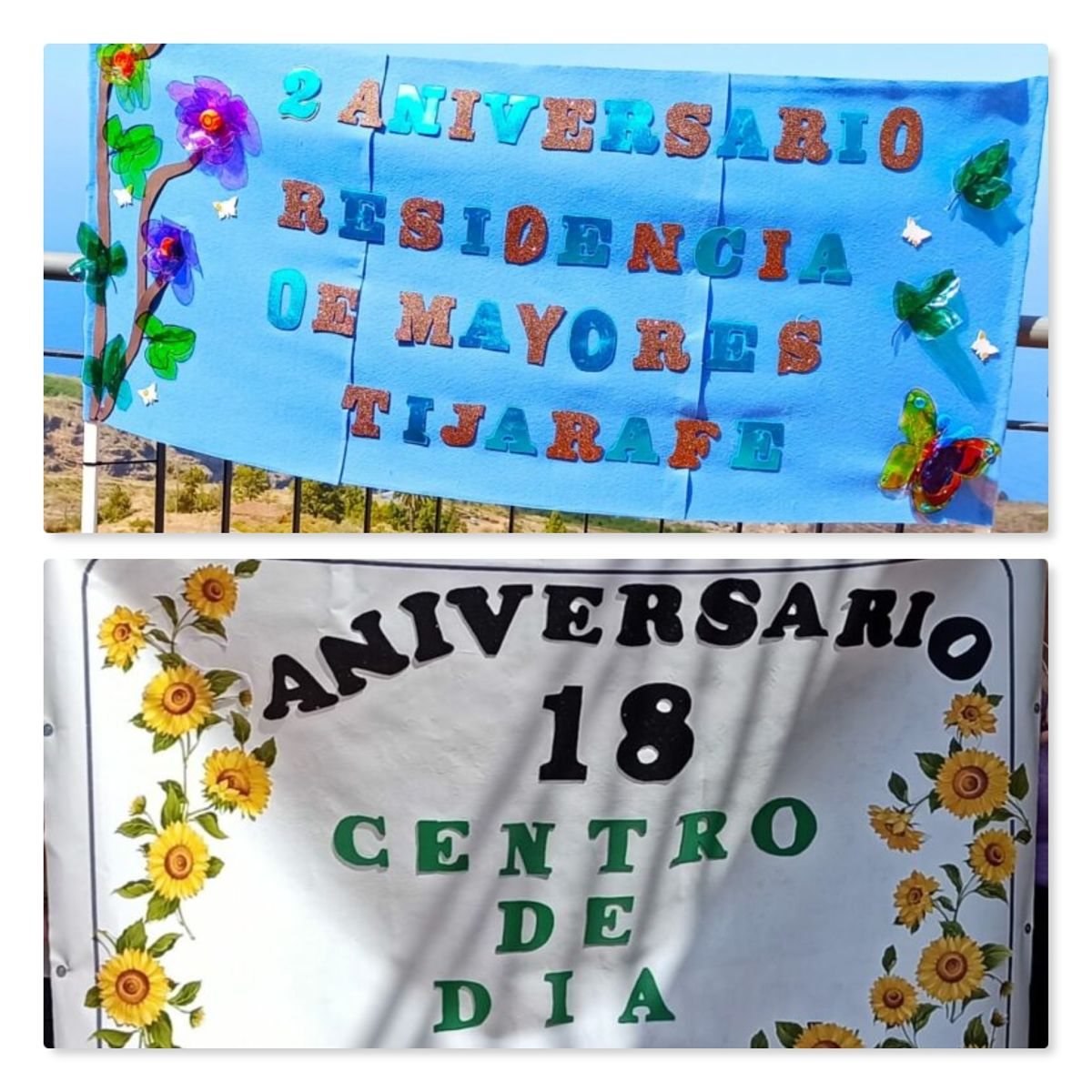 El Centro de Día👴 de Tijarafe y su Residencia de Mayores👵 están de ‘cumpleaños’🎂🎉