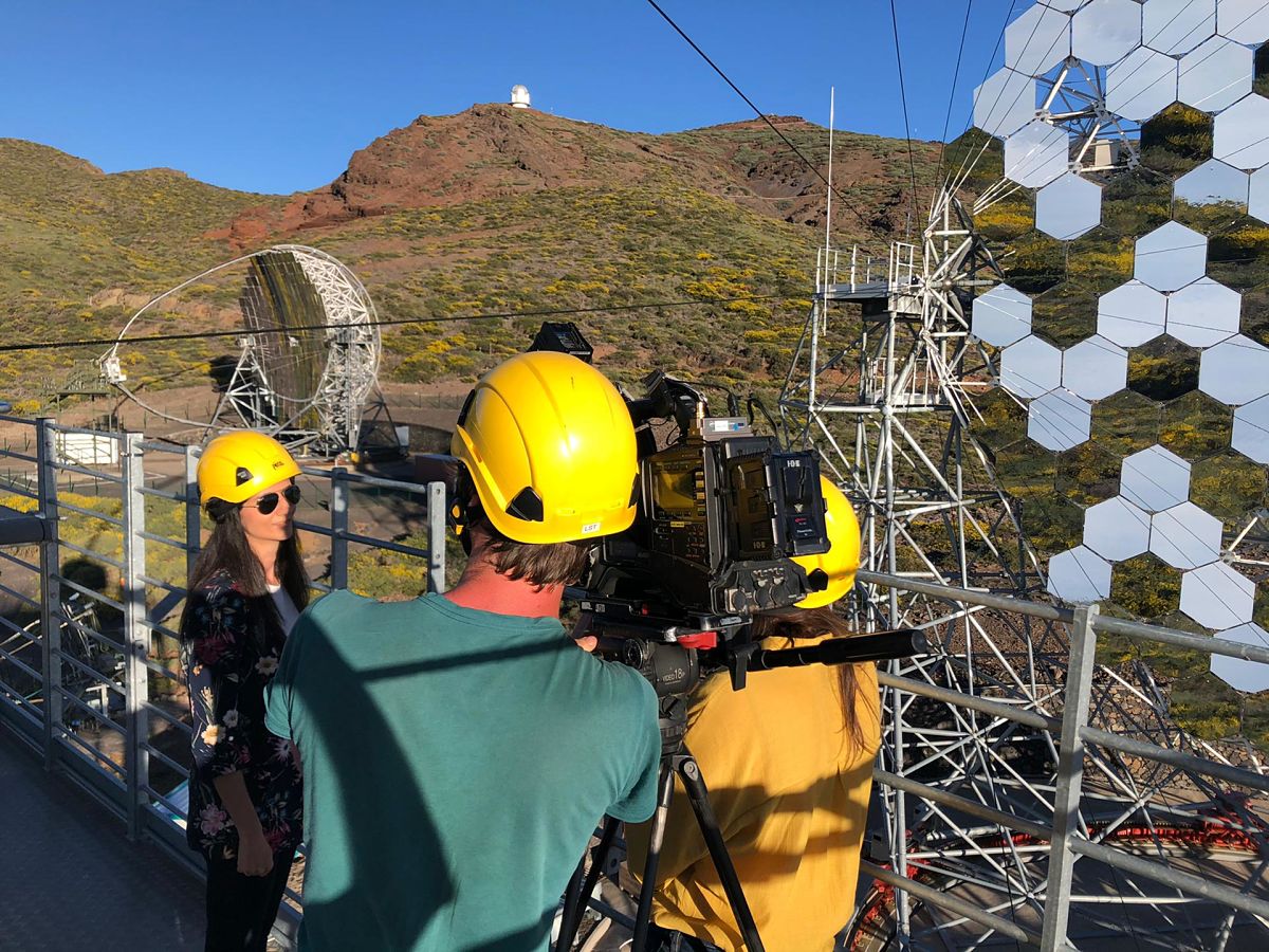 La Palma🌄🔭 protagonista en un reportaje🎥 de la televisión francesa📺