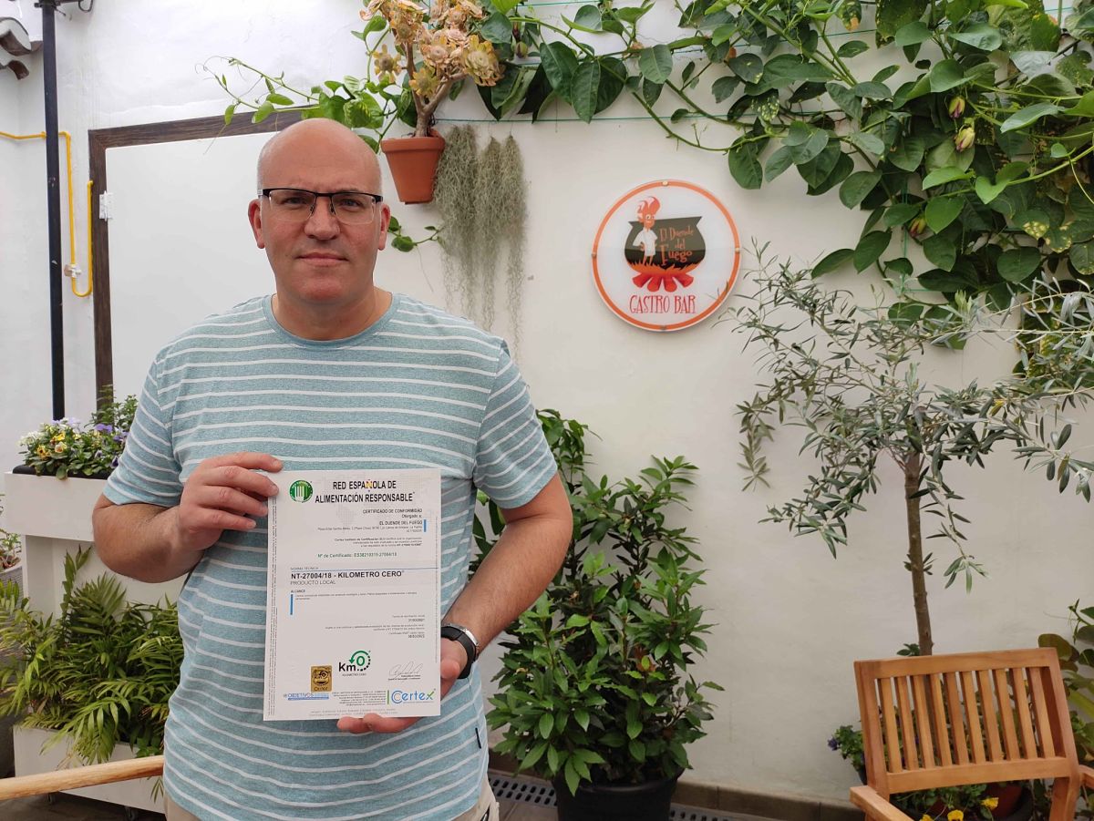 'El Duende del Fuego🔥', único restaurante🍽 de Canarias con certificación de Kilómetro Cero🥗🥩