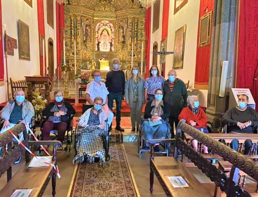 El Santuario de Las Nieves⛪, primera 'excursión' para los 👵👴mayores de Dolores tras la COVID🦠