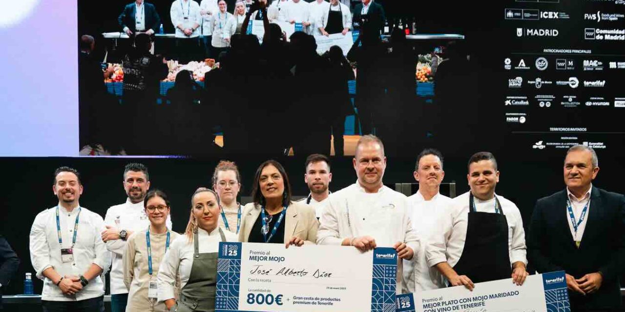 El mejor mojo 🫑 se hace en Tazacorte: José Alberto Díaz triunfa🥇 en Madrid Fusión